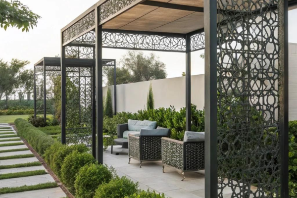Arched Pergola Installation Dubai